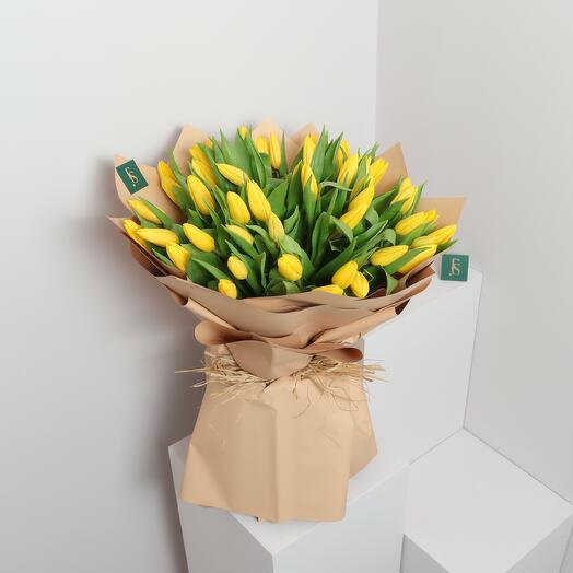 Yellow Tulip Bouquet