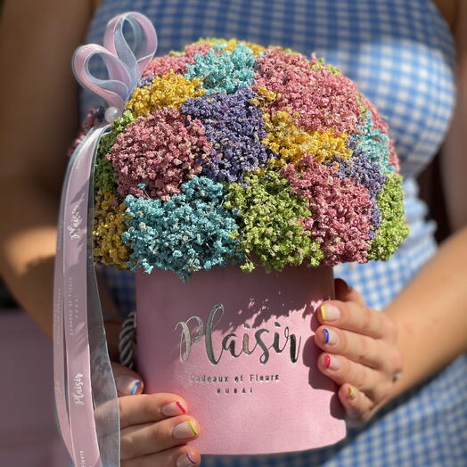 Rainbow Box Dried Flowers