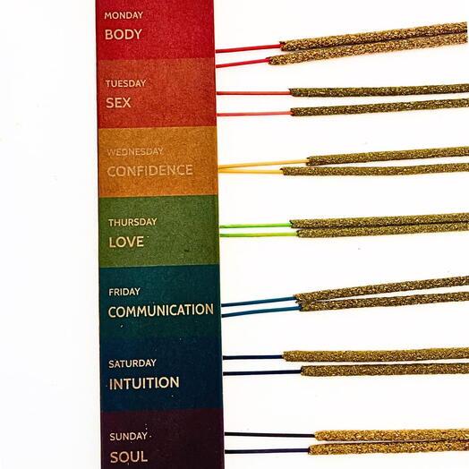 AWAFI MILL палочки благовоний Пало Санто 7 дней обновления - упаковка из 14 палочек