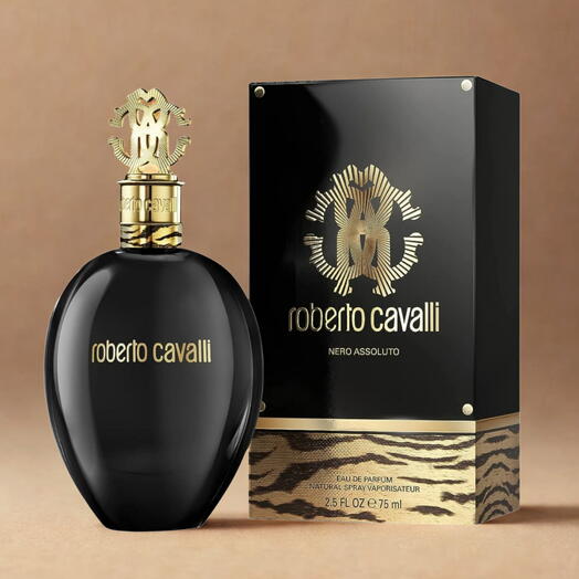 Roberto Cavalli Nero Assoluto парфюмированная вода – насыщенный цветочно-древесный аромат для женщин (75 мл)