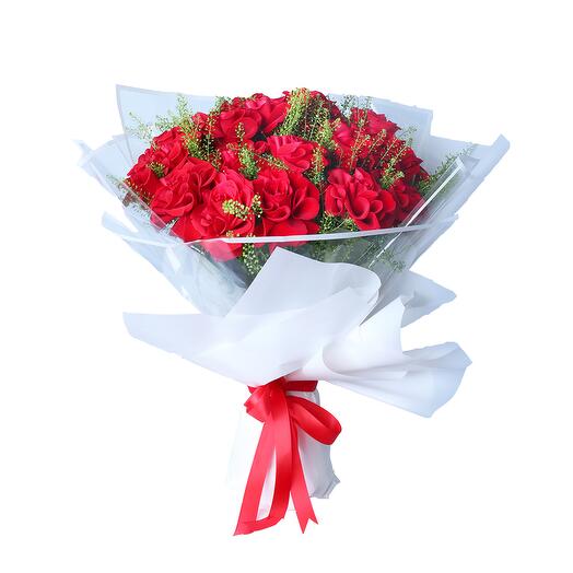 Чудесный красный букет