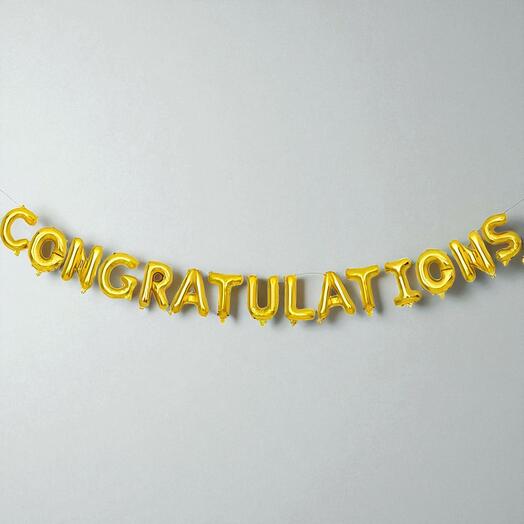 Set de globos de felicitación