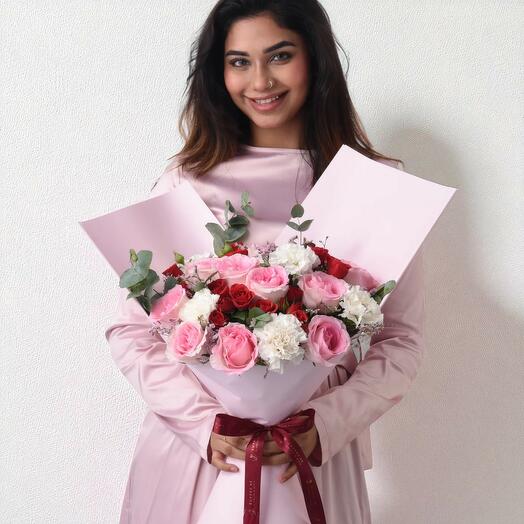 Букет Алый Румянец