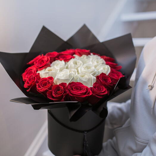 31 очаровательная красно-белая роскошная коробка для любви