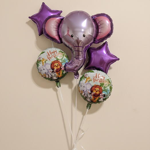 Safari Birthday  Helium Balloon