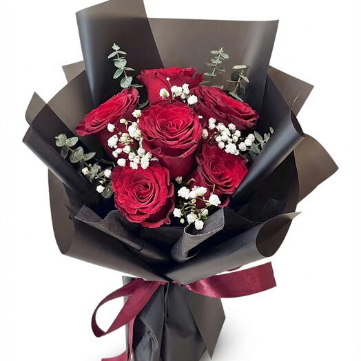 The Eternal Classic Red Rose Bouquet