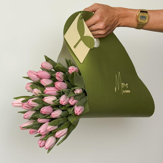 Pink tulips (25 pcs)