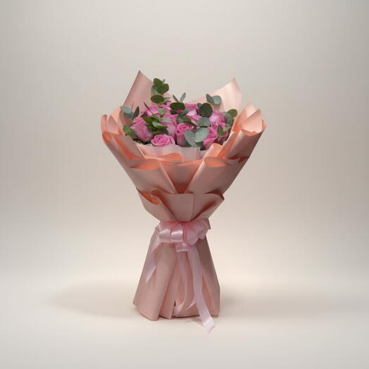 Pink Grace - 11 Rose Bouquet