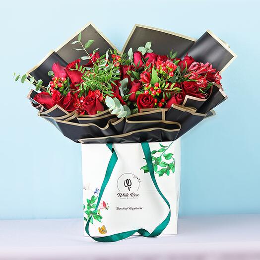 Pretty red roses Bouquet