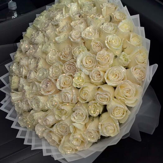 Shimmering Glowing White