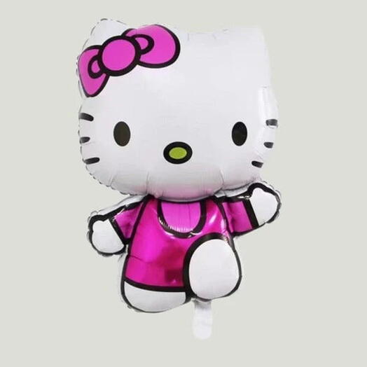 KITTY FOIL BALLOON PINK