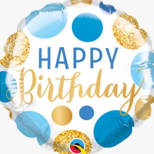 Globo metalizado Feliz cumpleaños 009