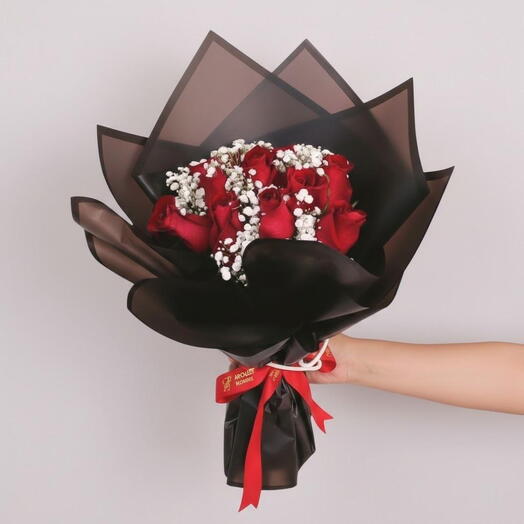 Rosas rojas aterciopeladas