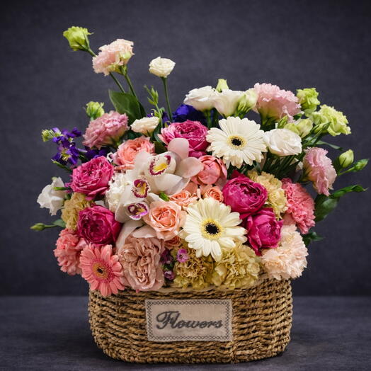 Blooming Garden Basket