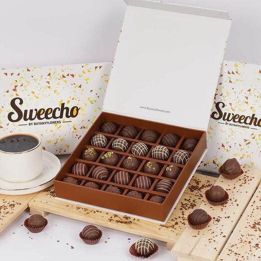 Chocolate Truffles 25 Pcs By Sweecho