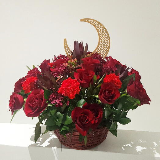 Цветочная корзина в стиле Рамадан