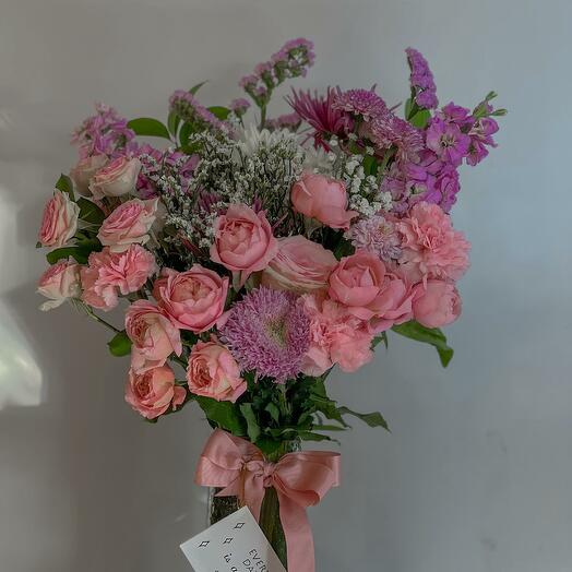 Vase Green Mix Arrangement