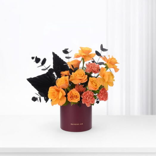 Noir Flame Bloom Signature Box