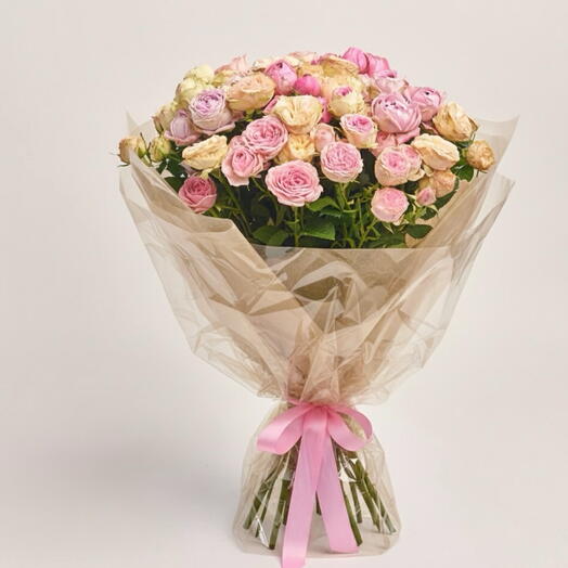 25 tallos de rosas spray