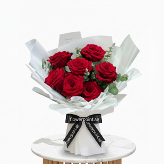 Rouge Radieux (7 roses)