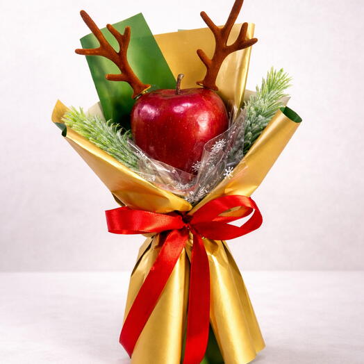 Mini Christmas Apple Bouquet for Kids