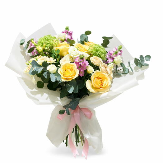 Бежевая Роза   Кустовая Роза