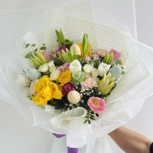 Специальное предложение: элегантный пасхальный букет