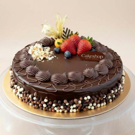 كعكة شوكولاتة بالبندق خالية من البيض (1 كغ)