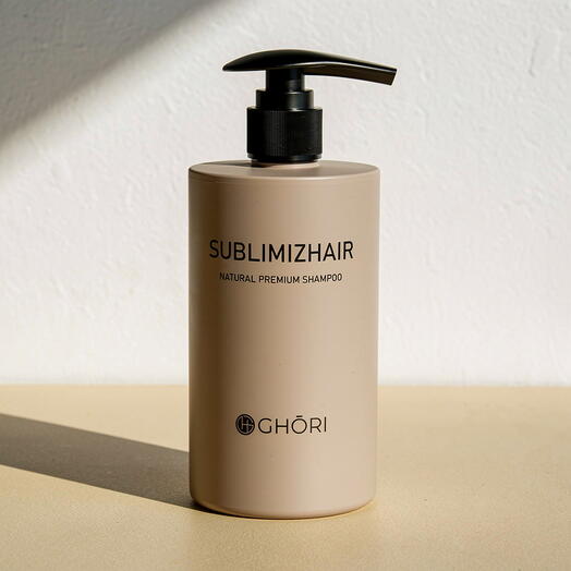 GHORI Sublimizhair Champú natural premium para la salud del cuero cabelludo   Cuidado capilar con extractos herbales orientales
