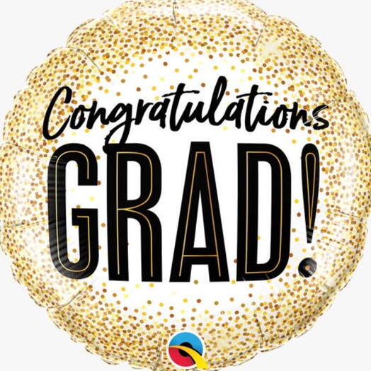 Globo metalizado de graduación