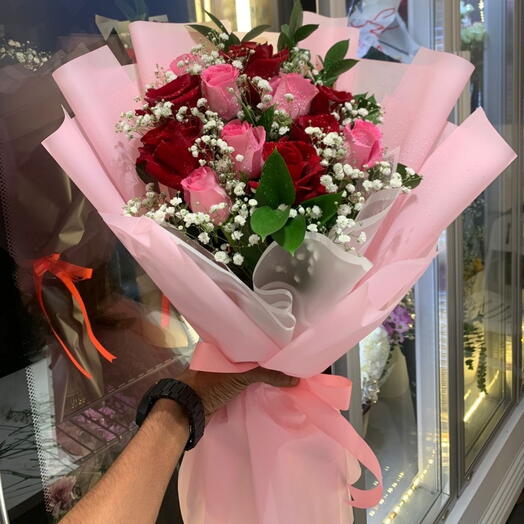 Ramo de flores mixtas para cumpleaños