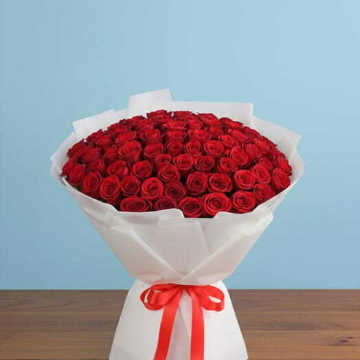 Red rose 101 flowers