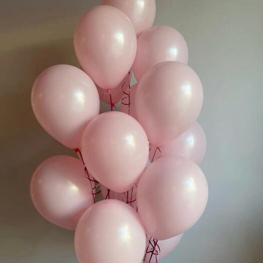 Набор из 15 розовых шаров