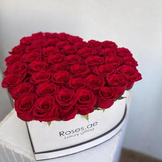 Flores en una caja( corazón)