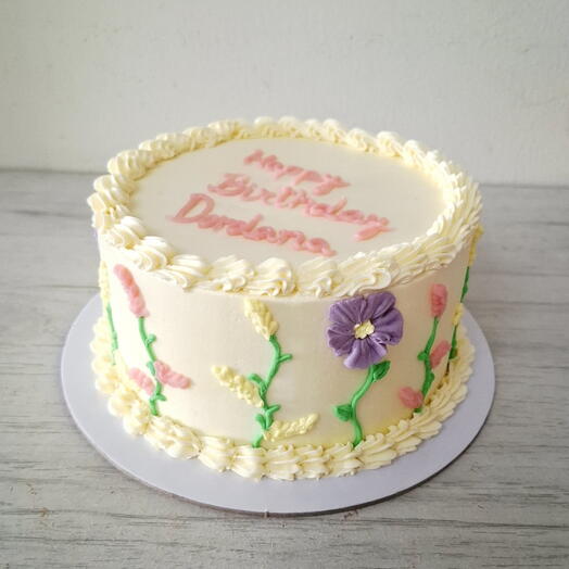 Flowers cake