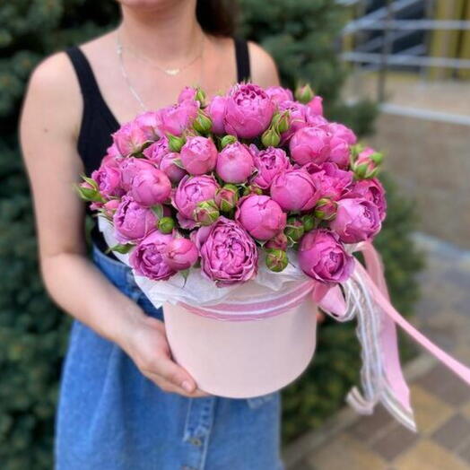 Caja Juliet color cereza