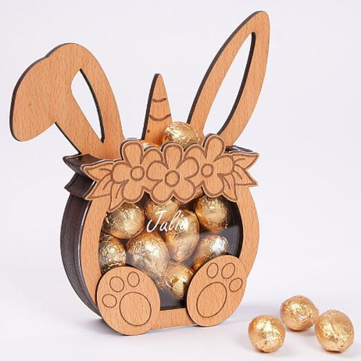 Boîte De Chocolats Lapin De Pâques