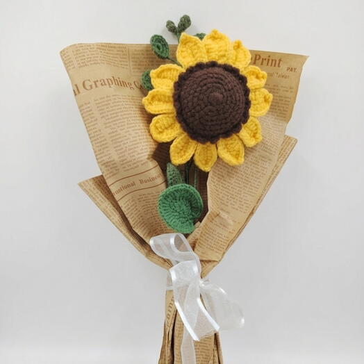 Eternal sunflower bouqet