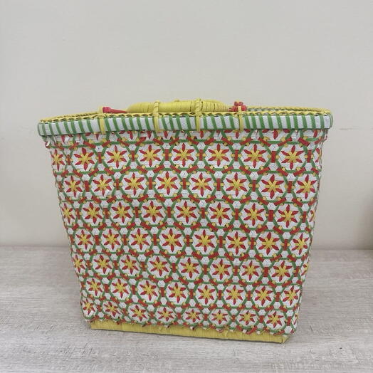 Colored handmade Basket