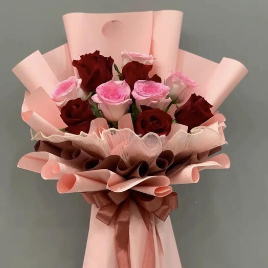 Love s Embrace Red Pink Rose