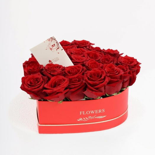 Heart Box Arrangement