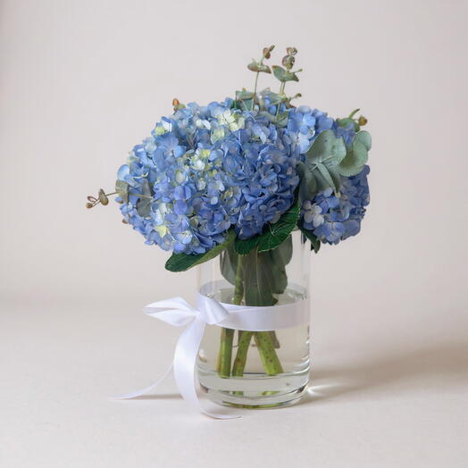 Azure Clouds Vase