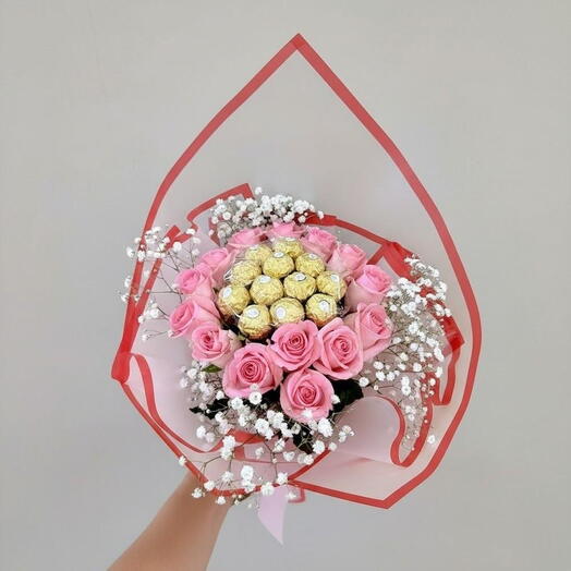 Букет роз «Элегантная нежность»