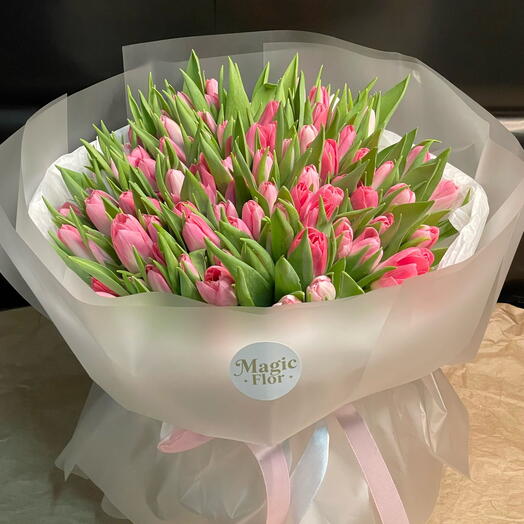 101 Pink Tulips