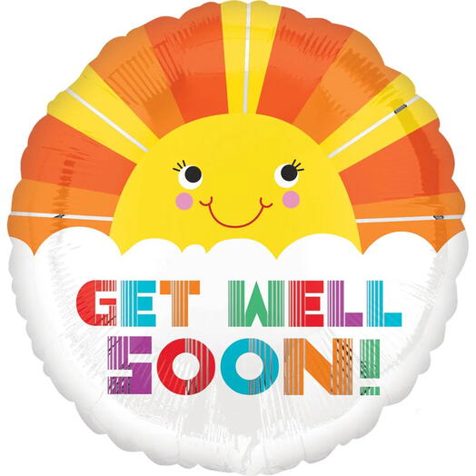 Get well Soon Foil Balloon(Helium-Filled)