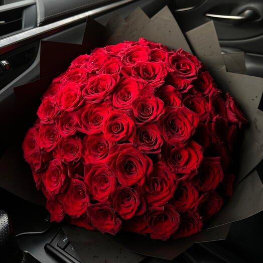 Букет из 101 красной розы ️
