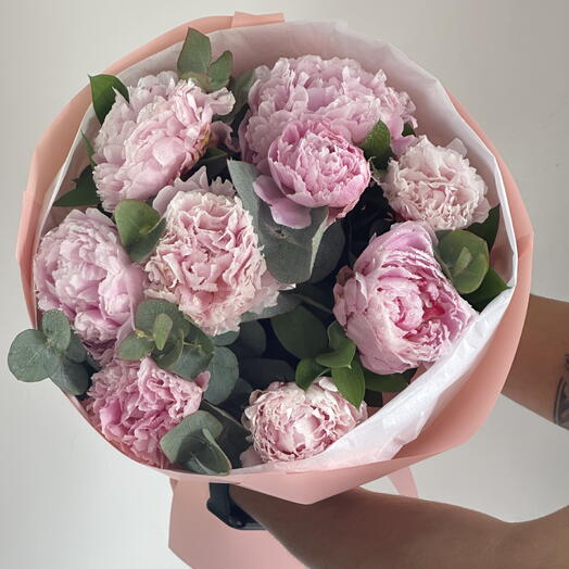 Tender Luxe – 9 Pink Peonies