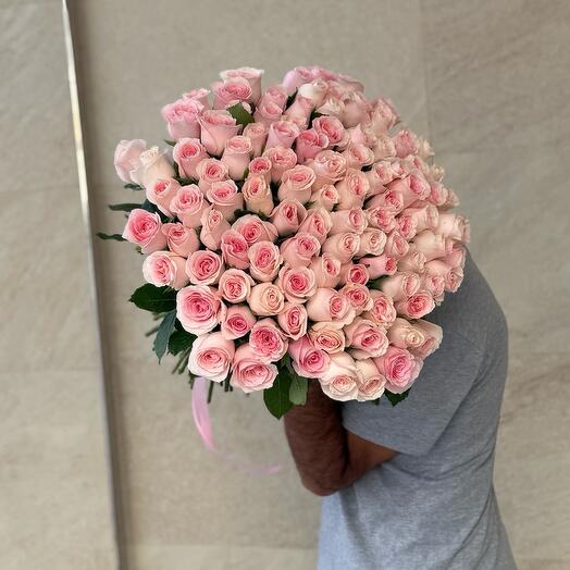 Princess dreams: 101 soft pink roses - Special for Girl friend 🌸