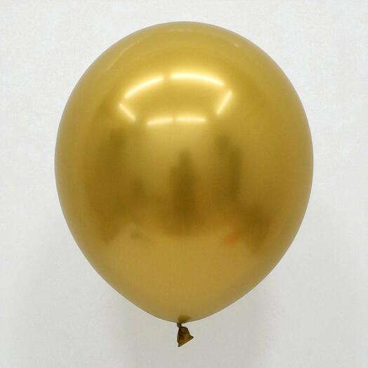Золотой воздушный шар одна штука