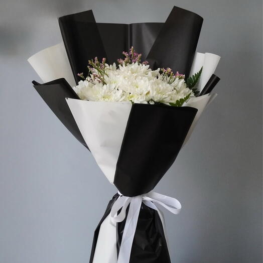 Believe - Чёрно-белый букет